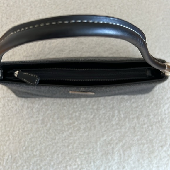 Vintage Y2K Felt Fabric Shoulder Bag | Felt Fabric and Faux leather strap - Picture 7 of 11